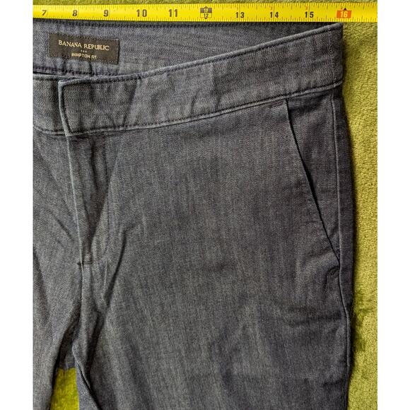 Banana Republic Hampton Fit Cropped Jeans Size 8 Classic Basics Preppy Casual - Picture 3 of 11